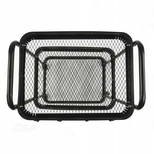 Wózek kuchenny łazienkowy na kółkach z kółkami czarny regał szafka na Arena.pl