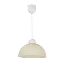 Vanilia lampa wisząca 18 1x60W E27 klosz kremowy