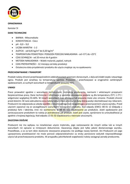 Grunt Głęboko Penetrujący Środek gruntujący 15L zdjęcie 4