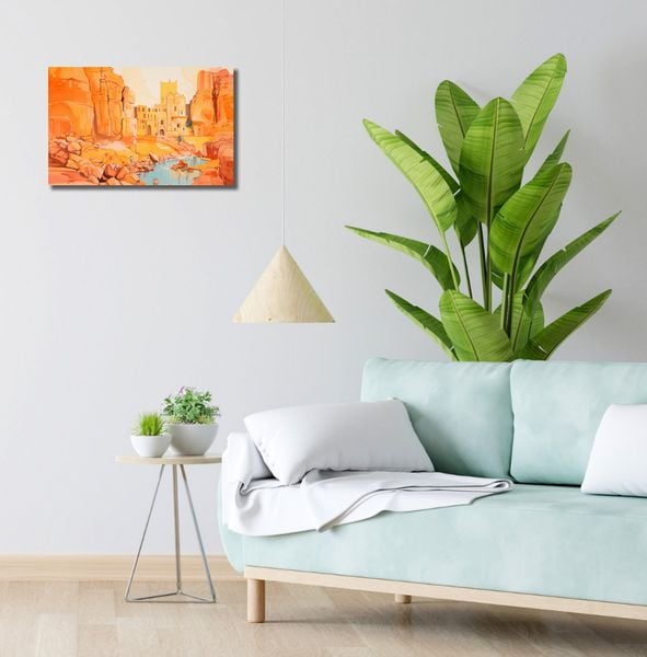 Obraz 50x30cm Ruiny pod Słońcem zdjęcie 2