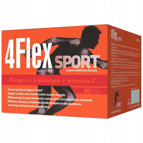 KOLAGEN NA STAWY 4FLEX SASZETKI 30 SZTUK na Arena.pl