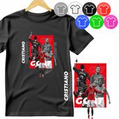 KOSZULKA DZIECIĘCA T-SHIRT - CRISTIANO RONALDO CR7 SPORT PIŁKA - XXXS 86-92