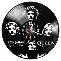 Zegar ścienny z płyty winylowej Queen 667.14