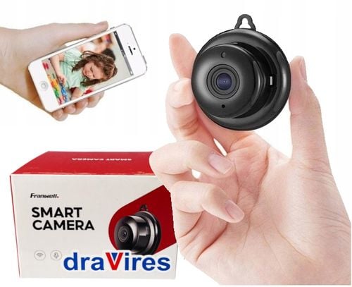 Kamera wifi draVires ip szpiegowska mała mini podczerwień na Arena.pl