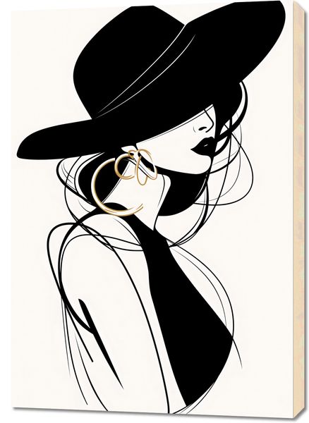 Obraz 70x100cm Uwikłana Elegancja zdjęcie 1