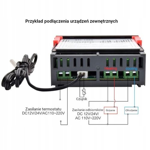 Termostat regulator temperatury STC1000 12V 10A na Arena.pl