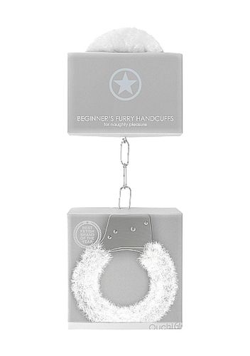 beginner""s handcuffs furry - white na Arena.pl