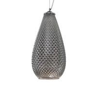 Wisząca LAMPA loftowa PETRA ML5480 Milagro szklana OPRAWA skandynawska ZWIS glamour kropla łezka chrom