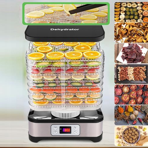 Suszarka do grzybów owoców warzyw DUŻA MOCNA 500W TERMOOBIEG REGULACJA na Arena.pl