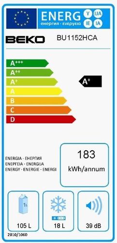 Beko Chłodziarka BU1152HCA na Arena.pl