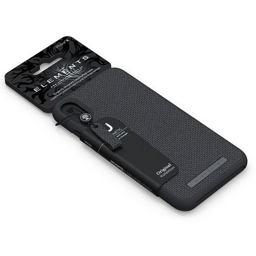 Materiałowe etui do iPhone Xs Max (Dark Grey) na Arena.pl