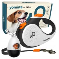 PIES do 25 KG - PORĘCZNA AUTOMATYCZNA SMYCZ dla PSA / MOCNA ZWIJANA TAŚMA