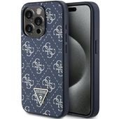 Etui Guess do iPhone 15 Pro, Niebieski