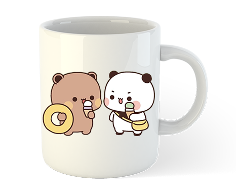 Kubek ceramiczny Bubu Loves Dudu zdjęcie 1