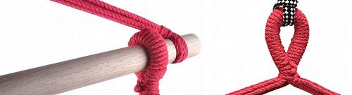 HAMAK KRZESŁO BRAZYLIJSKIE HUŚTAWKA BOHO FOTEL WISZĄCY OGRODOWY Z DRĄŻKIEM na Arena.pl