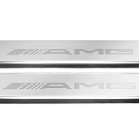 Listwa progowa MERCEDES C COUPE C205 AMG Stal nierdzewna 304 połysk 2szt