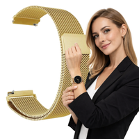 Pasek do Motorola Moto Watch 100 bransoleta opaska na zegarek złoty 20mm