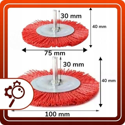 Szczotki druciane nylonowe do wkrętarki wiertarki do drewna zestaw 5 na Arena.pl