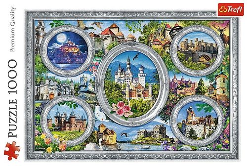 Puzzle 1000 elementów - Zamki świata na Arena.pl