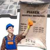 PIASEK KOSTKI BRUKOWEJ ZASYPKA FUGA KWARCOWY 25kg
