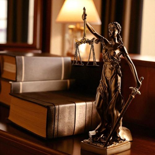 Okazała Temida z wagą i mieczem 31 cm rzeźba brąz TEM-01 na Arena.pl