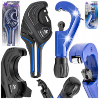 NOŻYCE DO RUR PEX PCV PP PU PE 63MM + OBCINAK RUR MIEDZINYCH MIEDZI 6-45 MM