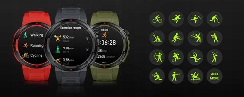 Smartwatch Zeblaze Ares 3 Plus czerwony na Arena.pl