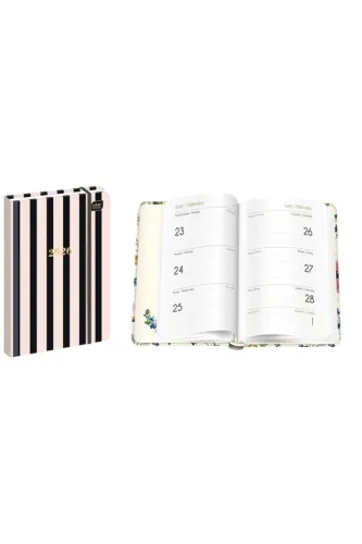 KALENDARZ KSIĄŻKOWY A6 192 METALLIC STRIPES 2026 INTERDRUK na Arena.pl