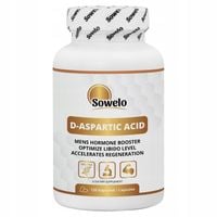 DAA Kwas D-Asparaginowy 120 Kapsułek – Testosteron, Libido, Siła – Sowelo