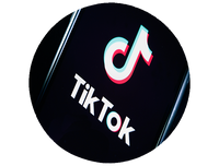 Opłatek na tort Tik Tok