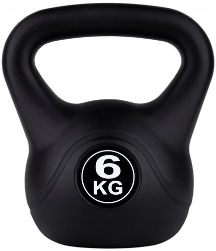 KETTLEBELL KETTLE ODWAŻNIK OBCIĄŻENIE DO ĆWICZEŃ FUNFIT GYM&FITNESS 6 kg na Arena.pl