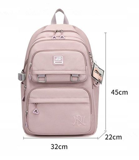 Plecak szkolny różowy (D072) zdjęcie 11