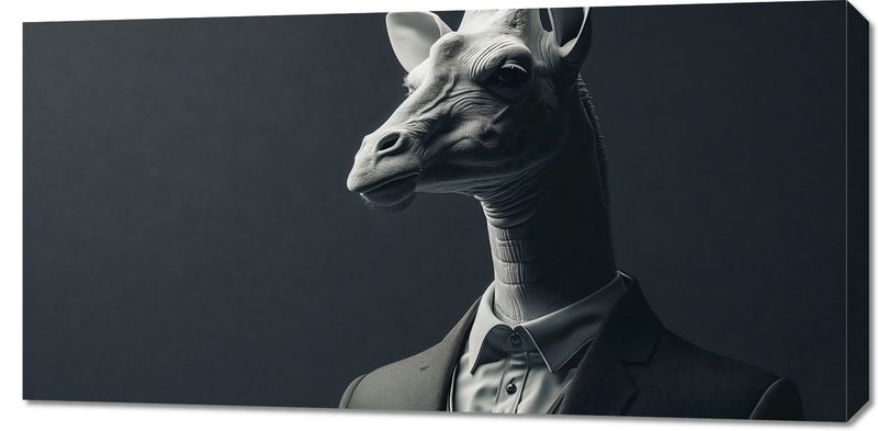Obraz 100x50cm Żyrafa na Wyjściu zdjęcie 1