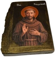 Ikona święty Franciszek patron zwierząt