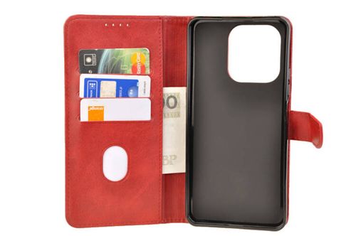 Etui portfel Wallet do Xiaomi Redmi Note 13 4G czerwony na Arena.pl