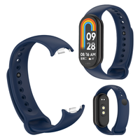 Pasek do Xiaomi Mi Band 8 9 10 bransoleta silikon opaska granatowy mocny