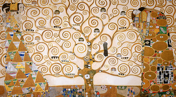 Reprodukcje obrazów Drzewo Życia - Gustav Klimt Rozmiar - 90x50