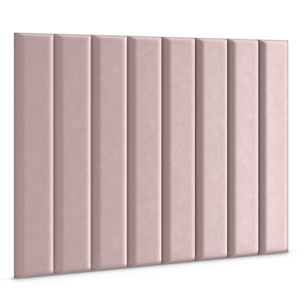 PANEL TAPICEROWANY RÓŻOWY WEZGŁOWIE 3D 90cm x 15cm zdjęcie 3