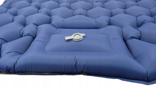 Materac Dmuchany Łóżko Dwuosobowe Z Pompką Do Spania Turystyczne Mata Lekka na Arena.pl