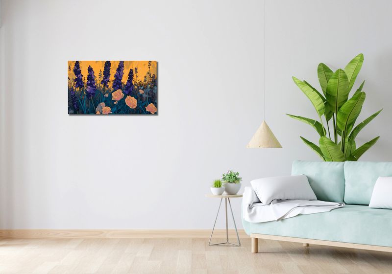 Obraz 70x40cm Złoty Ogród zdjęcie 2