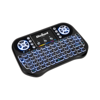 Mini klawiatura bezprzewodowa SMART TV LED USB 2.4 GHz touchpad Rebel Q5