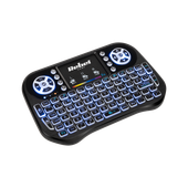 Mini klawiatura bezprzewodowa SMART TV LED USB 2.4 GHz touchpad Rebel Q5