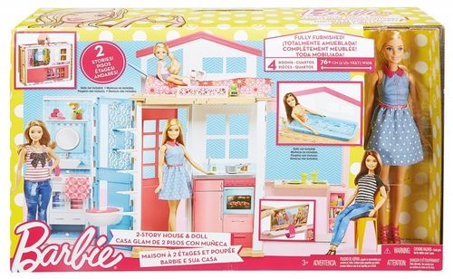 Mattel Domek + lalka Barbie na Arena.pl