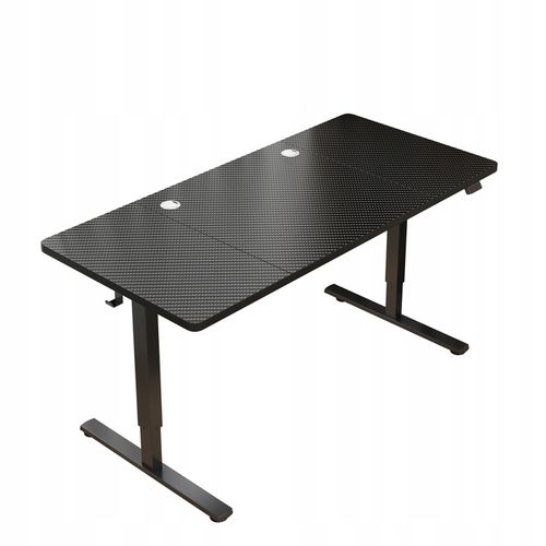 Biurko Elektryczne Podnoszone Czarne 160x80 Regulowane NOWOCZESNE na Arena.pl