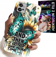 ETUI DO MOTOROLA G32 - AND THEN I GOT UP, KOBIECE WZORY + FOLIA