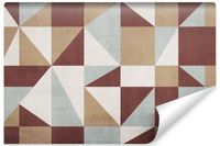 Fototapeta Do Jadalni GEOMETRYCZNA Abstrakcja Styl Retro 300cm x 210cm