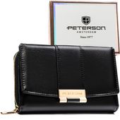 portfel damski eko ptn 0015-f-9457 black