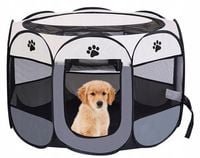 Duży Składany Kojec Dla Psa Kota Królika Szczeniąt Zwierząt XXL