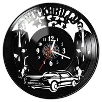 Zegar ścienny z płyty winylowej Rockabilly 478.14