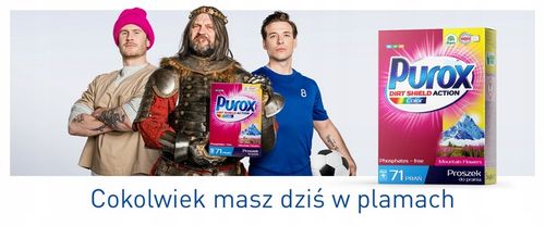 Perfumowany proszek do prania Purox Color 9,2 kg na Arena.pl